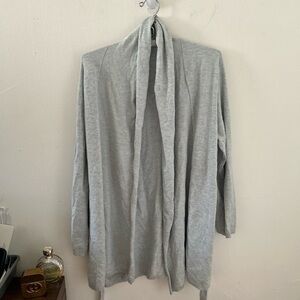 ZARA Knitwear - Women’s Gray Open Front Cardigan - Medium
